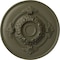 Ekena Millwork Monique Ceiling Medallion (Fits Canopies up to 3 3/4"), Hand-Painted Painted Turtle, 13 3/4"OD x 1"P CM13MOPTF - alternate 1